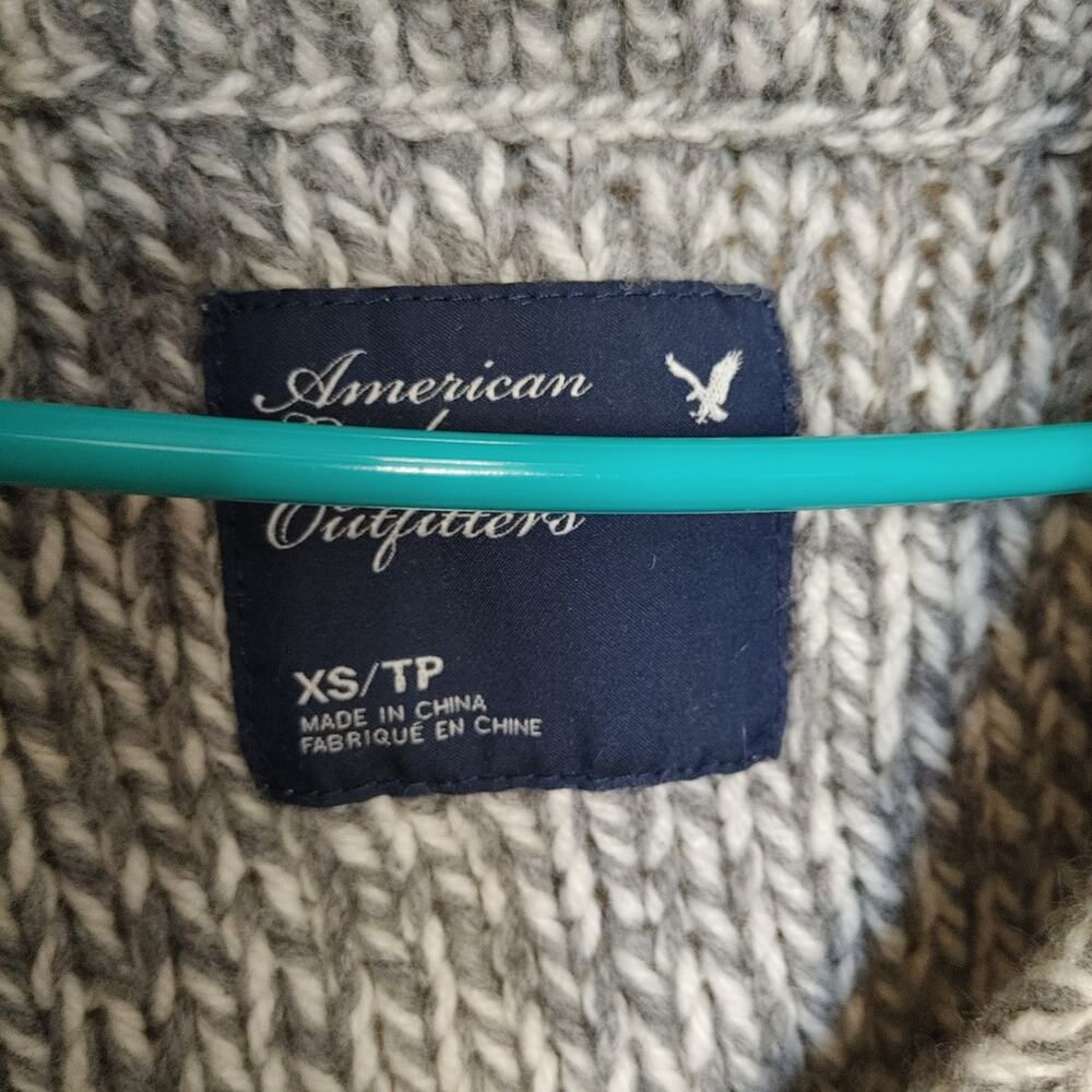 American Eagle Size Extra Small Xs Gray Gray Whit… - image 7